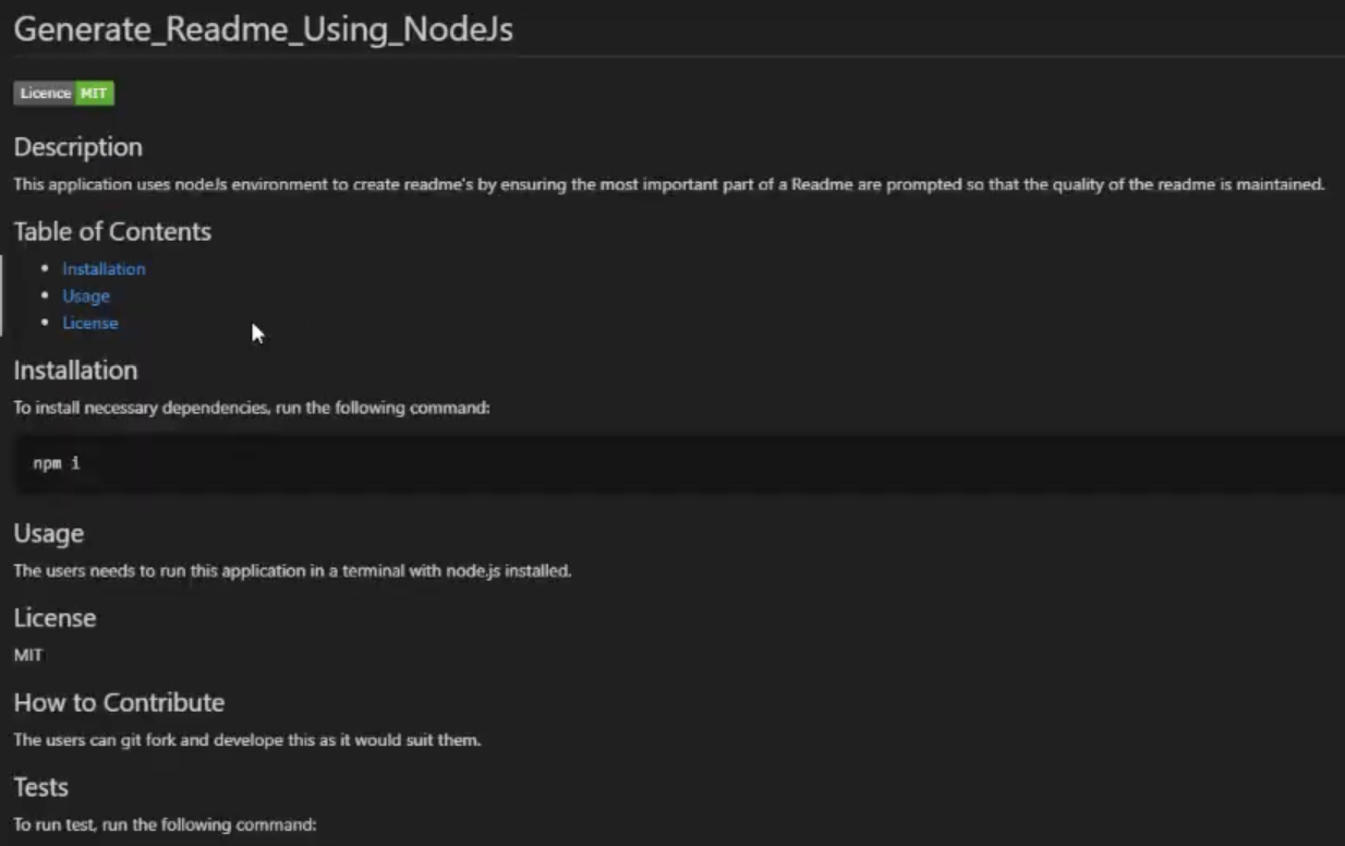 Read me app screenshot